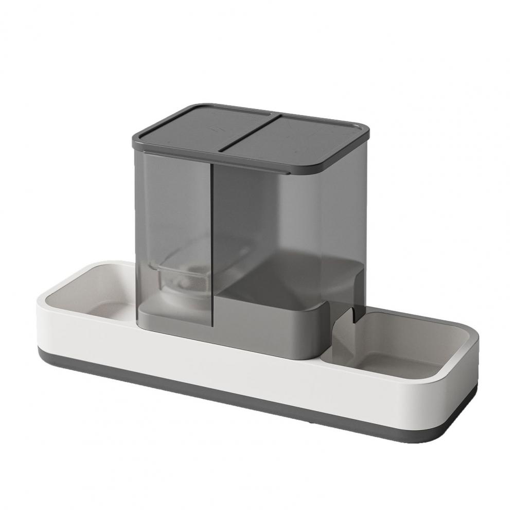 Automatic Pet Feeder And Water Dispenser 2 in 1 Cat Feeder Dish Pet Food And Water Feeder for Small Medium Pets Cat Dog Puppy