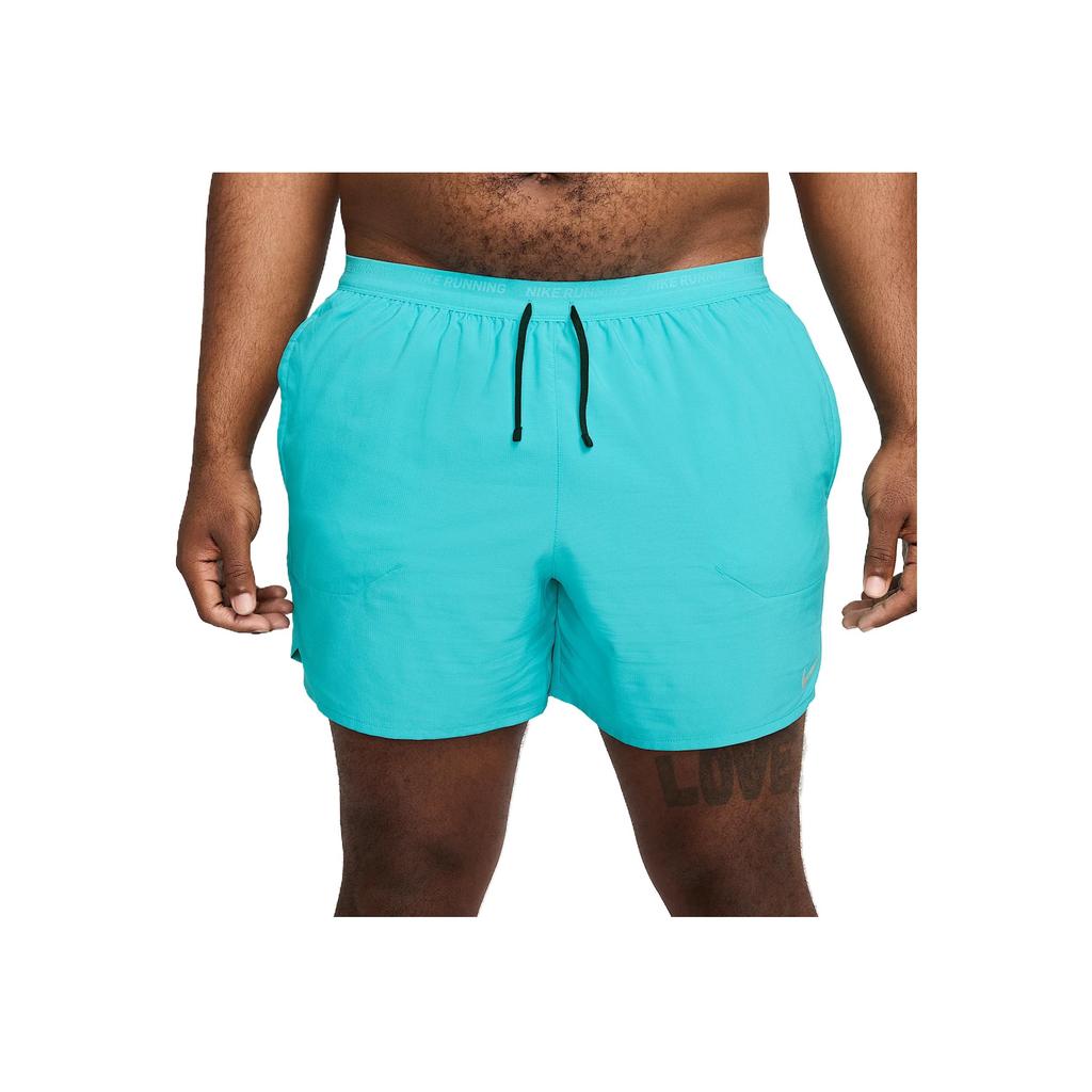Nike Shorts Esportivos Leves Suaves Confortáveis Frescos Trail Stride Dri-Fit Masculino Azul-Claro Preto DM4755-345