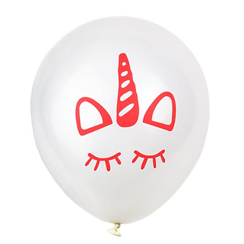 100pcs/bag 12 Inch Unicorn Balloons Wedding Birthday Backdrop Latex Balloon Decoration