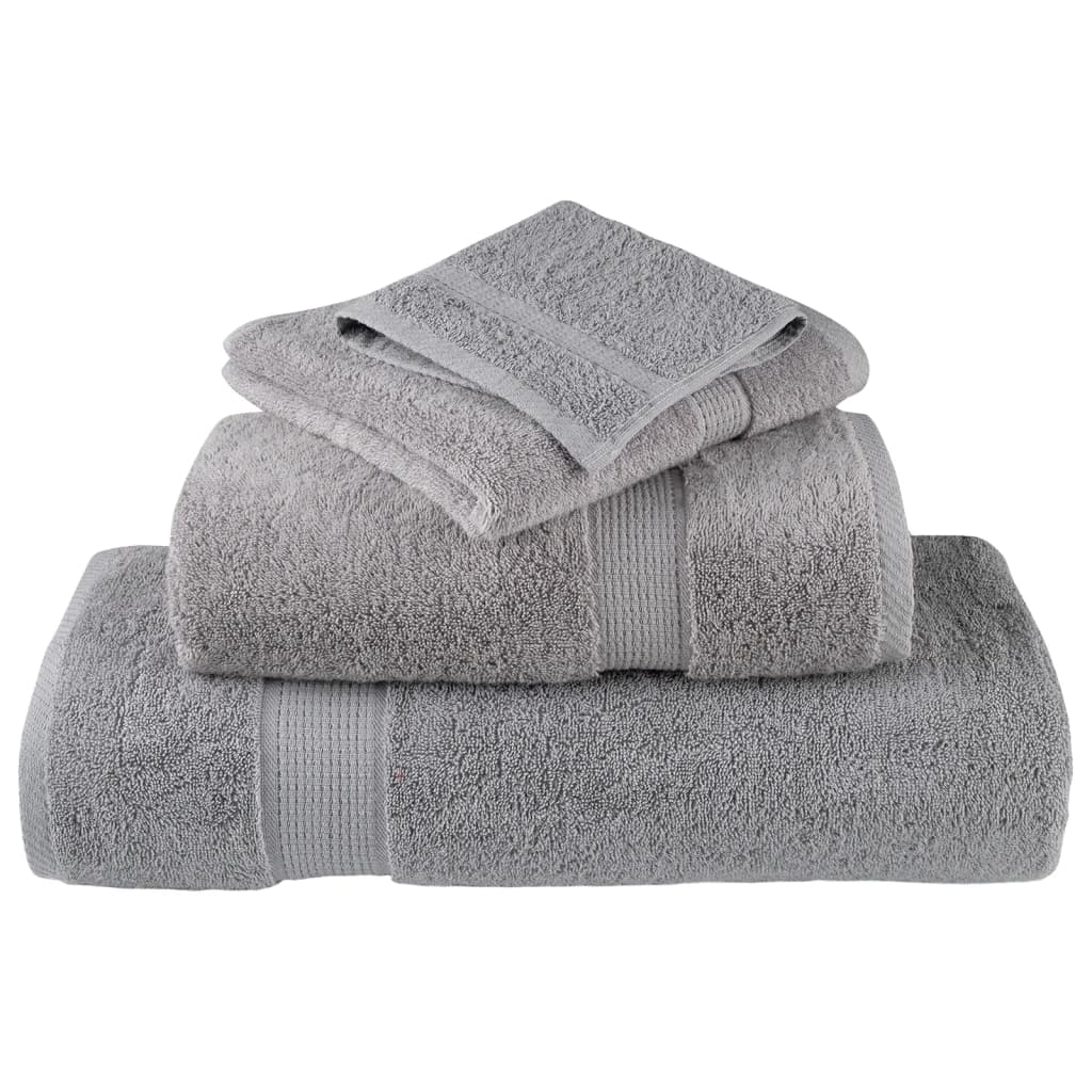 Premium Sauna Towels SOLUND 2 Pcs. Gray 80x200 Cm 600 G M²