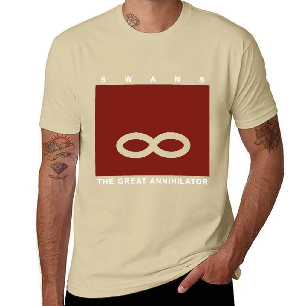 Swans The Great Annihilator T-Shirt T-Shirt Tops Animal Prinfor Boys Sublime T Shirts for Men Graphic