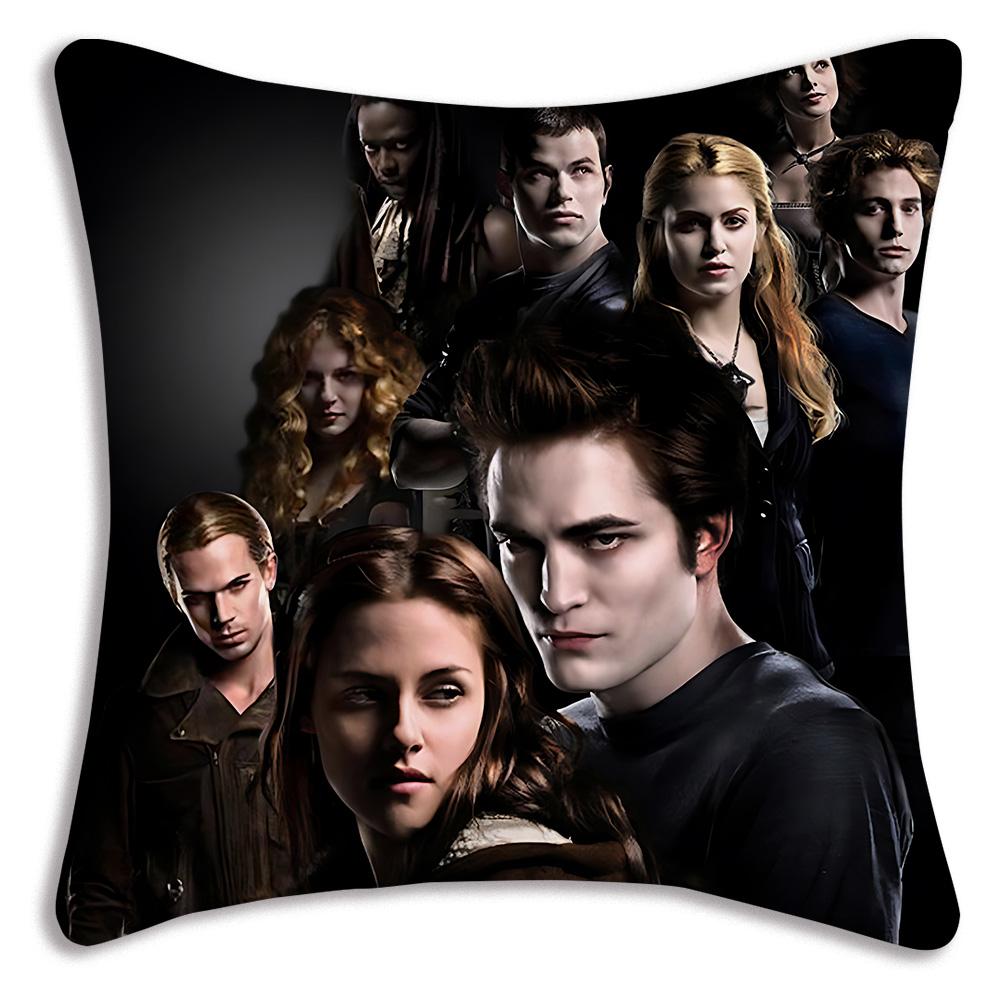 Classic Movie For Twilights Pillow Covers Cartoon Sofa Decorative Home Double-sided Printing Short Plush Cute Cushion Cover