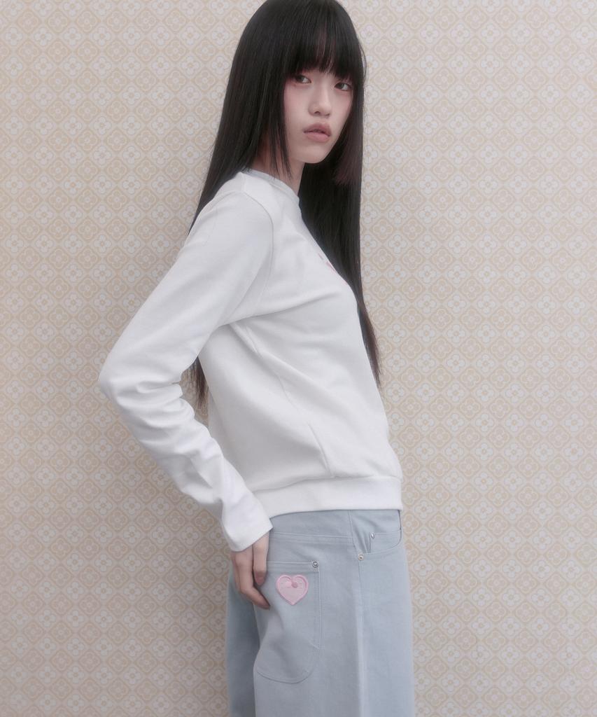 Aiiiai Symbol Patch Balloon Fit Wide Pants_Sky Blue