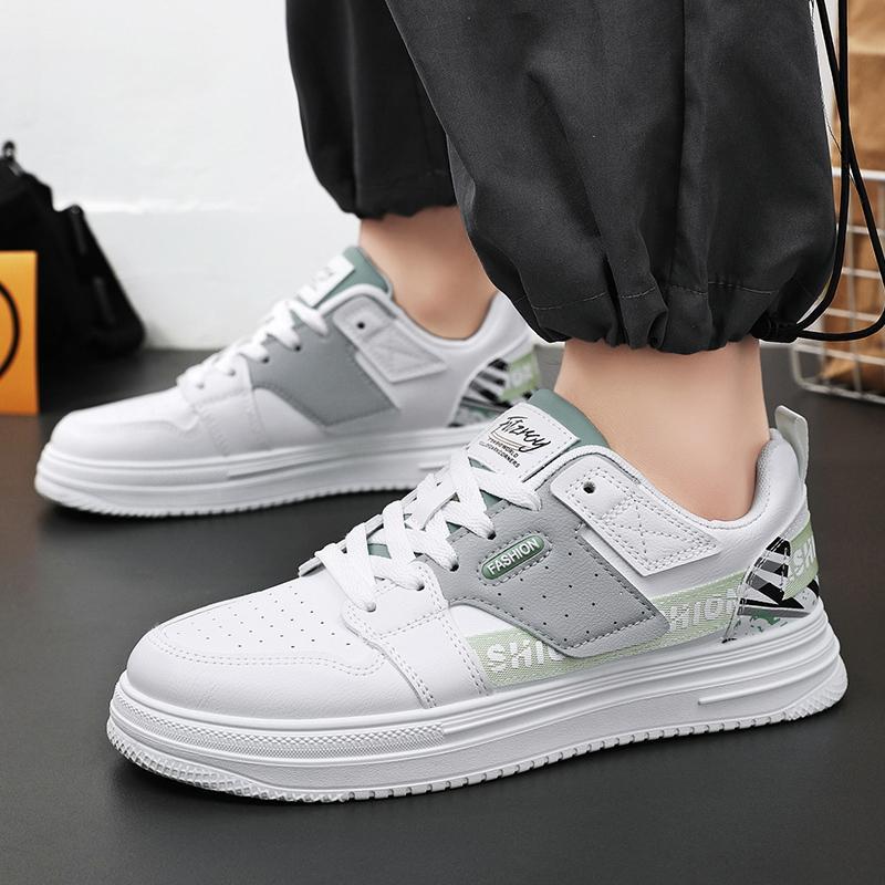 New men's shoes student casual sports board shoes white shoes
