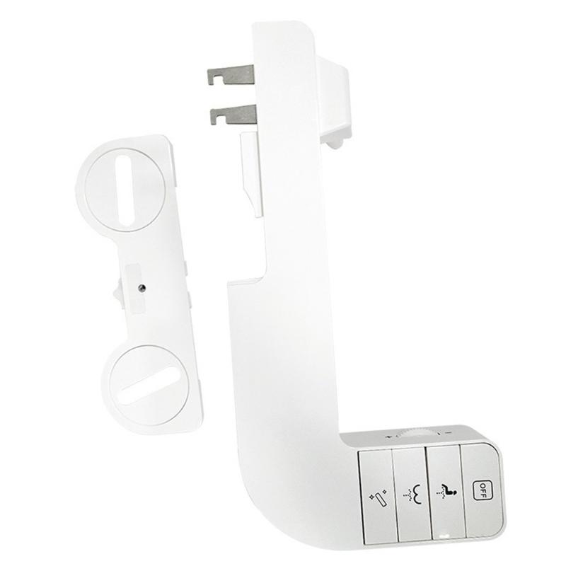 Thin Without Electric Bidet Attachment with Cleaning Double Nozzle and Side Arm Control for Personalize Hygienes