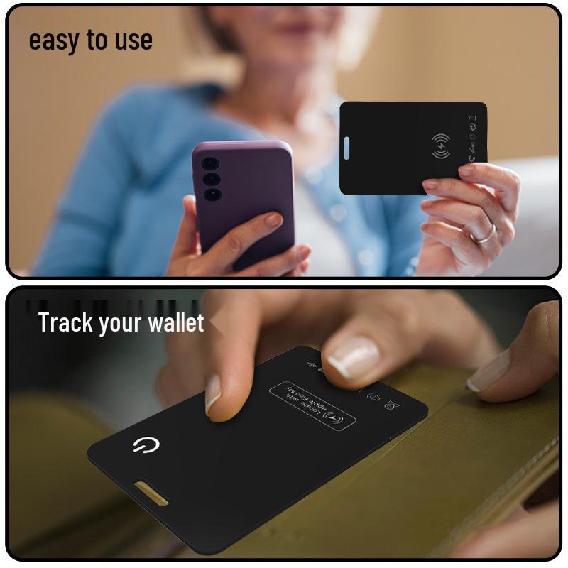 Ultra-Thin Card-Style Waterproof Anti-Lost Device for Backpack, Wallet, or Bicycle—A Global Precision Locator Alternative To Apple.