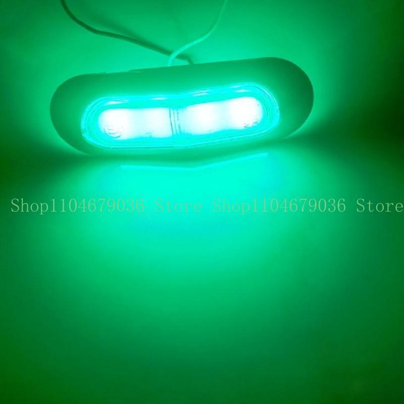 652F LED Front Rear Side Marker Light for Boats Truck Trailer Waterproof
