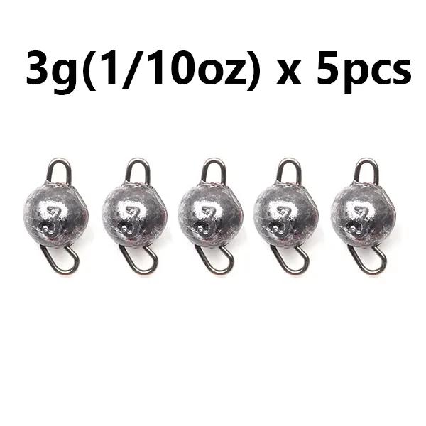 

5pcs/lot Fishing Weight Sinker 28g Deep Water Bullet Weight with Swivel Round Ball Sinkers Fishing Tackle Accessories