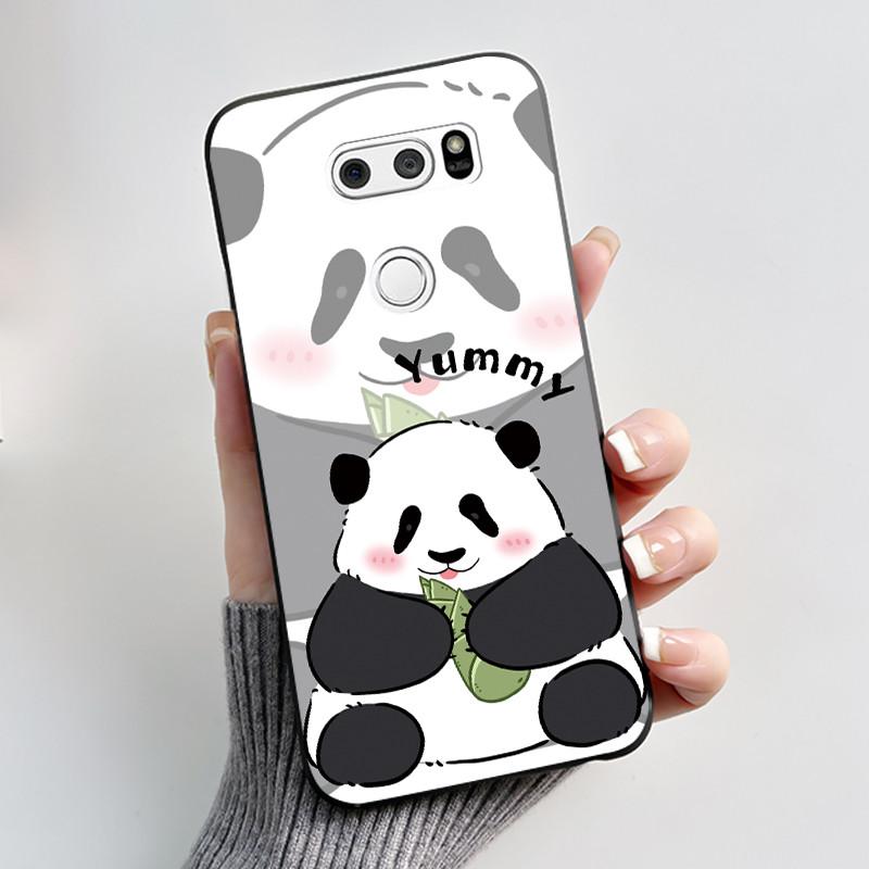 Cute Case For LG V30 V30+ Plus Funda LG V30s ThinQ Capa LG V35 ThinQ Printing Shell Protective Cover Soft Silicone Cartoon Cases