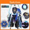 Geavanceerde Genshin Impact Kunikuzushi-wanderer Balladeer Wanderer Scaramouch Cosplay Bamboe Hoed Volwassen Performance Kleding