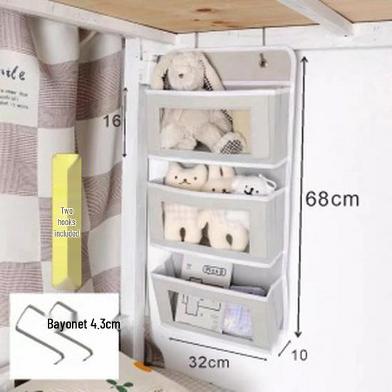 Multifunktionaler Hängeorganizer für den Nachttisch im Wohnheim: Schreibwaren, Kosmetik und Kleiderschrankaufbewahrung