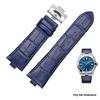25*8Echtes Leder Uhrenarmband für Vacheron Constantin OVERSEAS Serie 4500V 5500V P47040 Edelstahl Schließe Herren Uhrenarmband