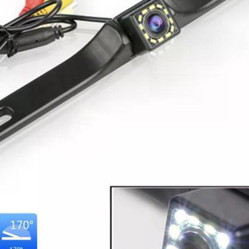 Waterproof 170° HD Car RearView Reverse Backup Camera License Plate Night Vision