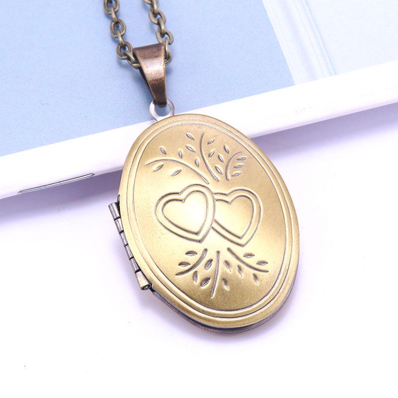Bronze Foto-Box Anhänger - Familie, Gedenken, Jahrestag Geschenk