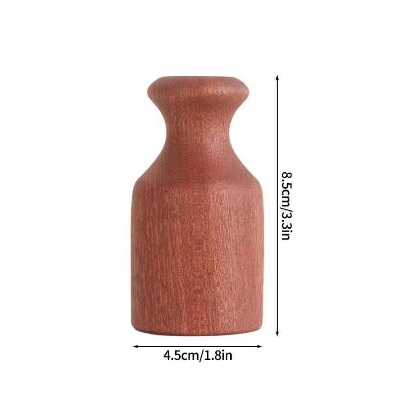 Wooden Flower Vases Wood Vase For Flowers Office Desk Accessories Room Decor Home Desktop Ornament