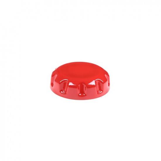 Red Seat Lumbar Support Adjuster Knob Button Trim Cover For Ford Maverick +