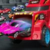 Large Kid Truck Deformation Transporter Car Playthings Models Learning Miniature Folding Track Racing Vehicle Boys Girls Birthday Present