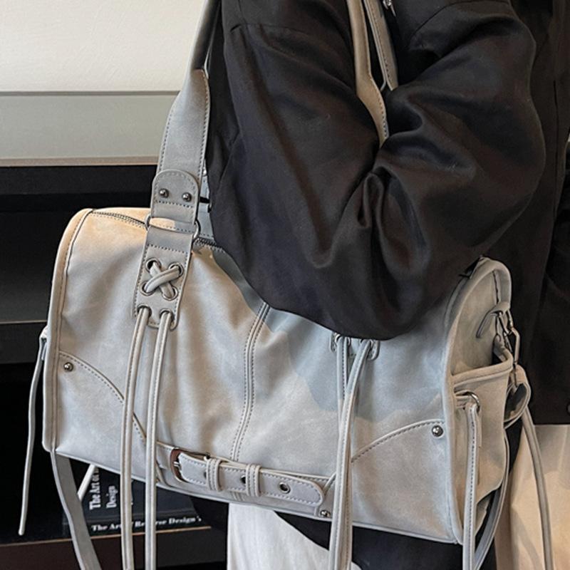 Retro Handbag Bag Women's New Simple Pillow Bag High Value Shoulder Bag Large Capacity Armpit Bag