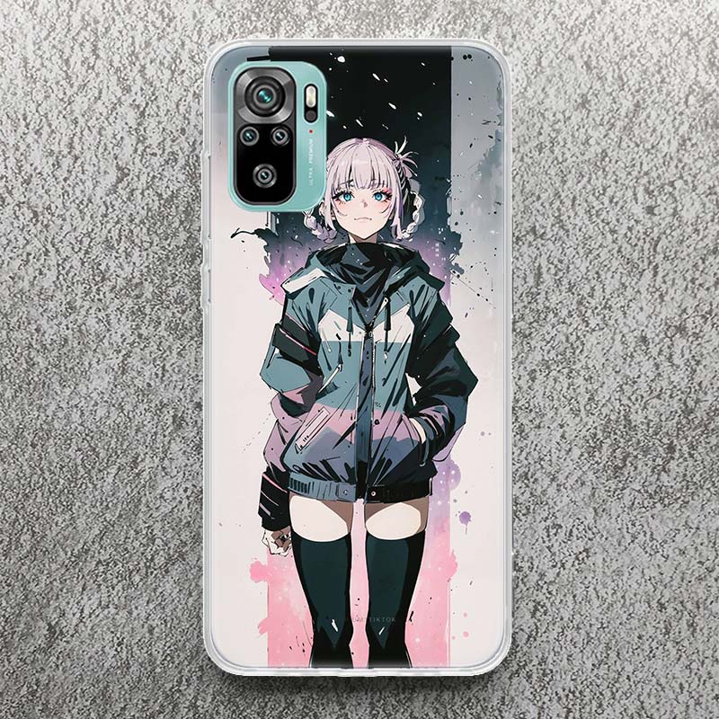 Nazuna Nanakusa Anime Soft Case for Xiaomi Redmi Note 10 9 9S 8 Pro 7 9T 5 Phone Shell Mi 11T 12T 10T 12 11 Lite 6X A3 Cover