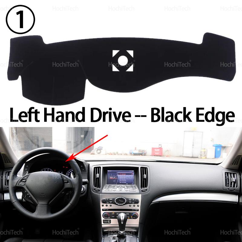 Dashboard Cover Pad Car Liner Anti-UV Mat Sunshade Dashmat Carpet Dash for Infiniti G37 G35 G25 2007 2008 2009 2010-2013