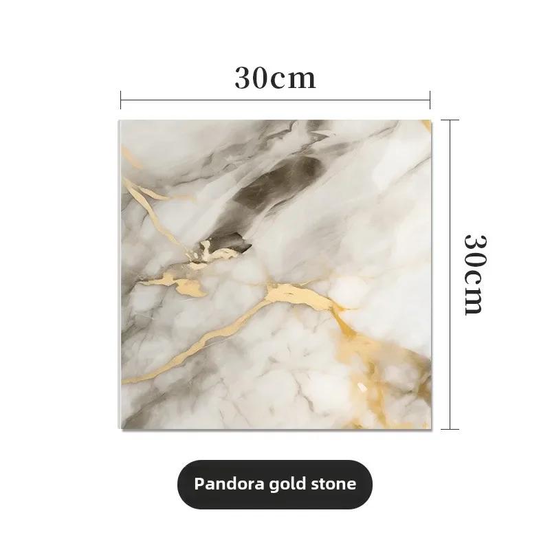 

30x30cm Waterproof PVC Wallpaper Peel And Stick Tile Effect Marble Look Self Adhesive Vinyl Film For Kitchen Bathroom Wall Decor 10PCS