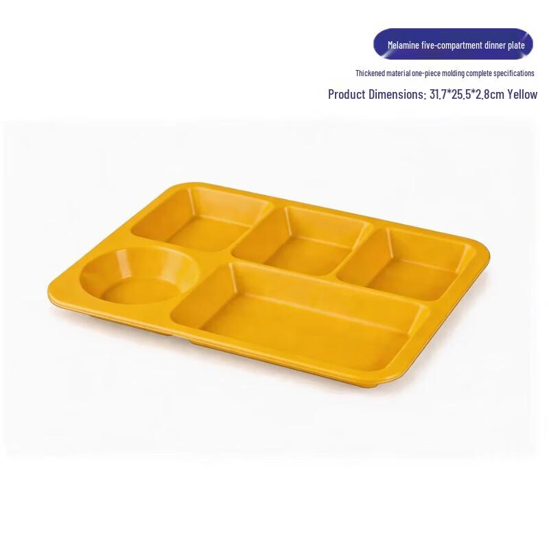 

Commercial Melamine Partitioned Dining Tray