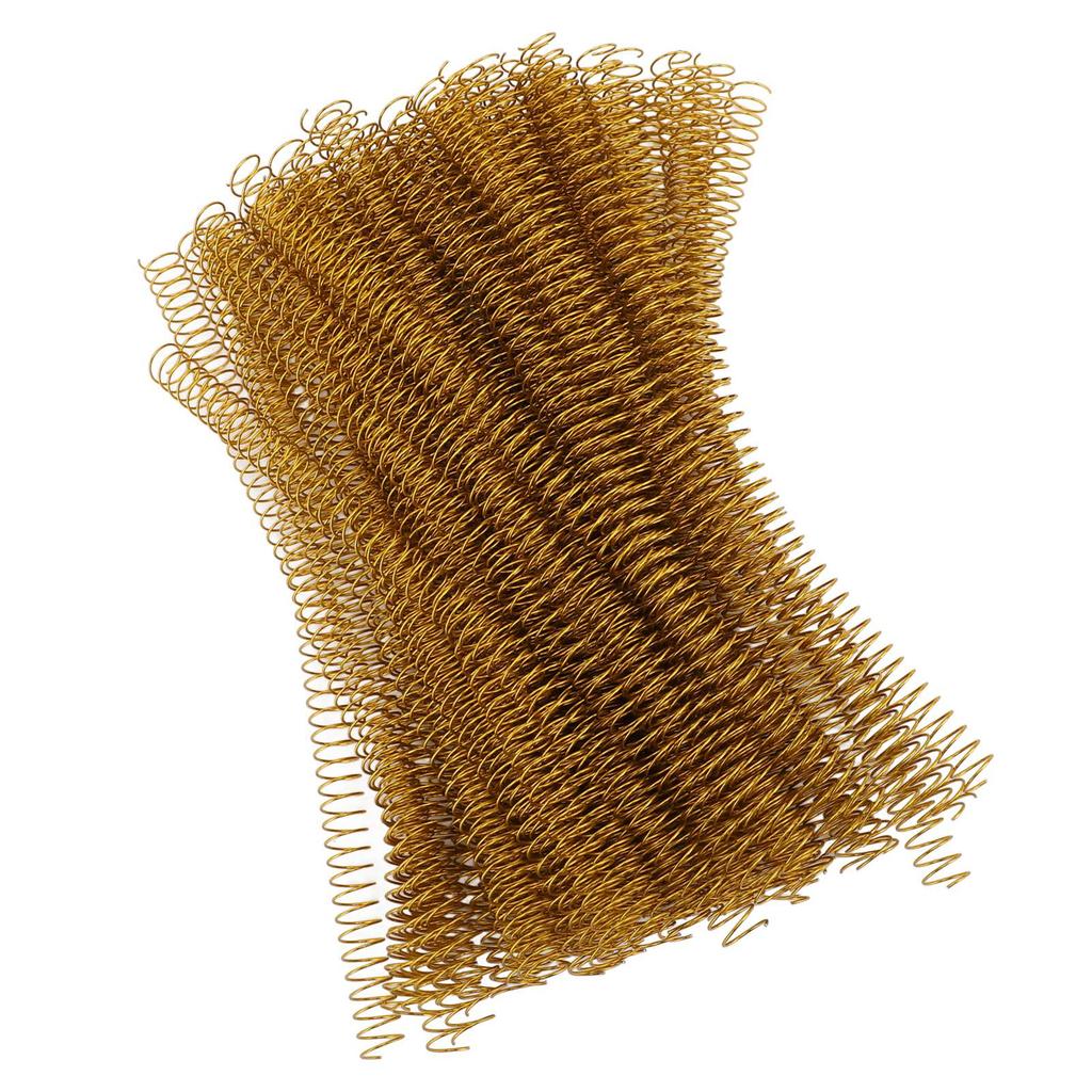 100Pcs Spiral Binding Coils Iron Dia 14.3mm 9Celsius16in 48 Teeth 4:1 Ratio 115 Sheet Capacity for Paper
