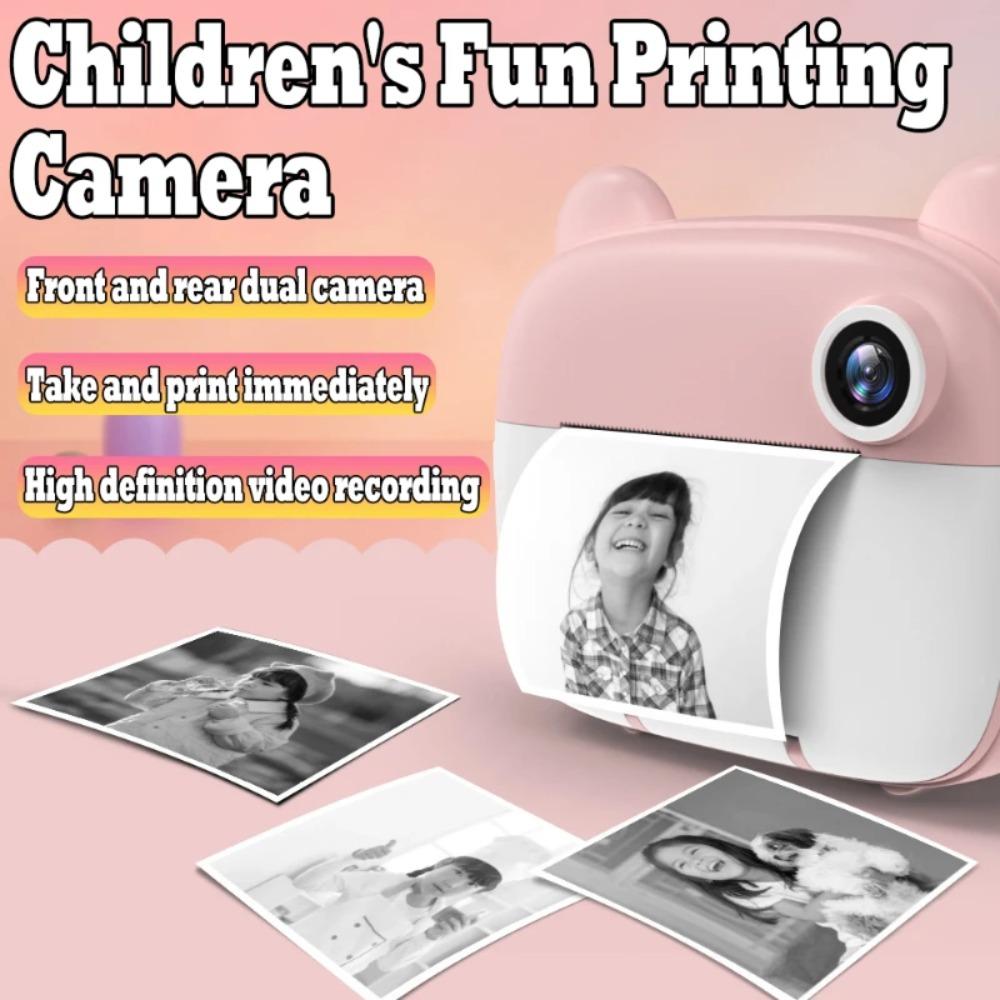 Children Digital Camera Instant Print for Kids Thermal Print Camera Instant Photo Printing Camera Video Toys