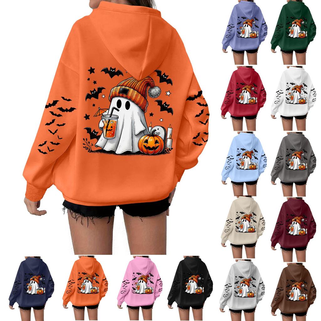 Women's Sweatshirt Casual Long Sleeve Atmosphere Top Loose Popular Round Neck Pullover Sweatshirt Top