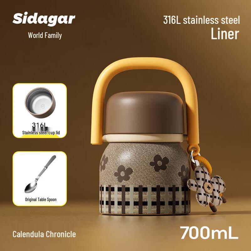 Portable Insulated Food Jar with Spoon