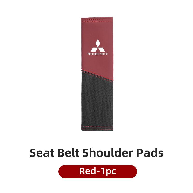 1/2PCS Car Safety Belt Adjustable Shoulder Strap Protector Pad Accessories For Mitsubishi Outlander Lancer L200 ASX Pajero