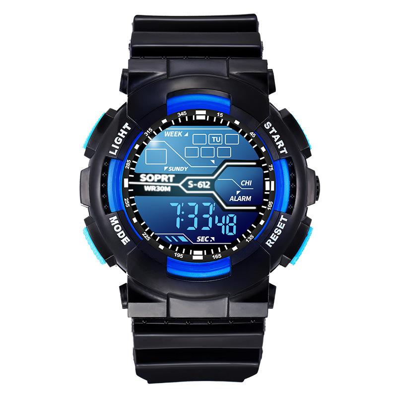 Electronic Watches For Men Sports Luminous Chronograph Alarm Clock Fashion Boys Middle School Students Teenagers Electronic Watches