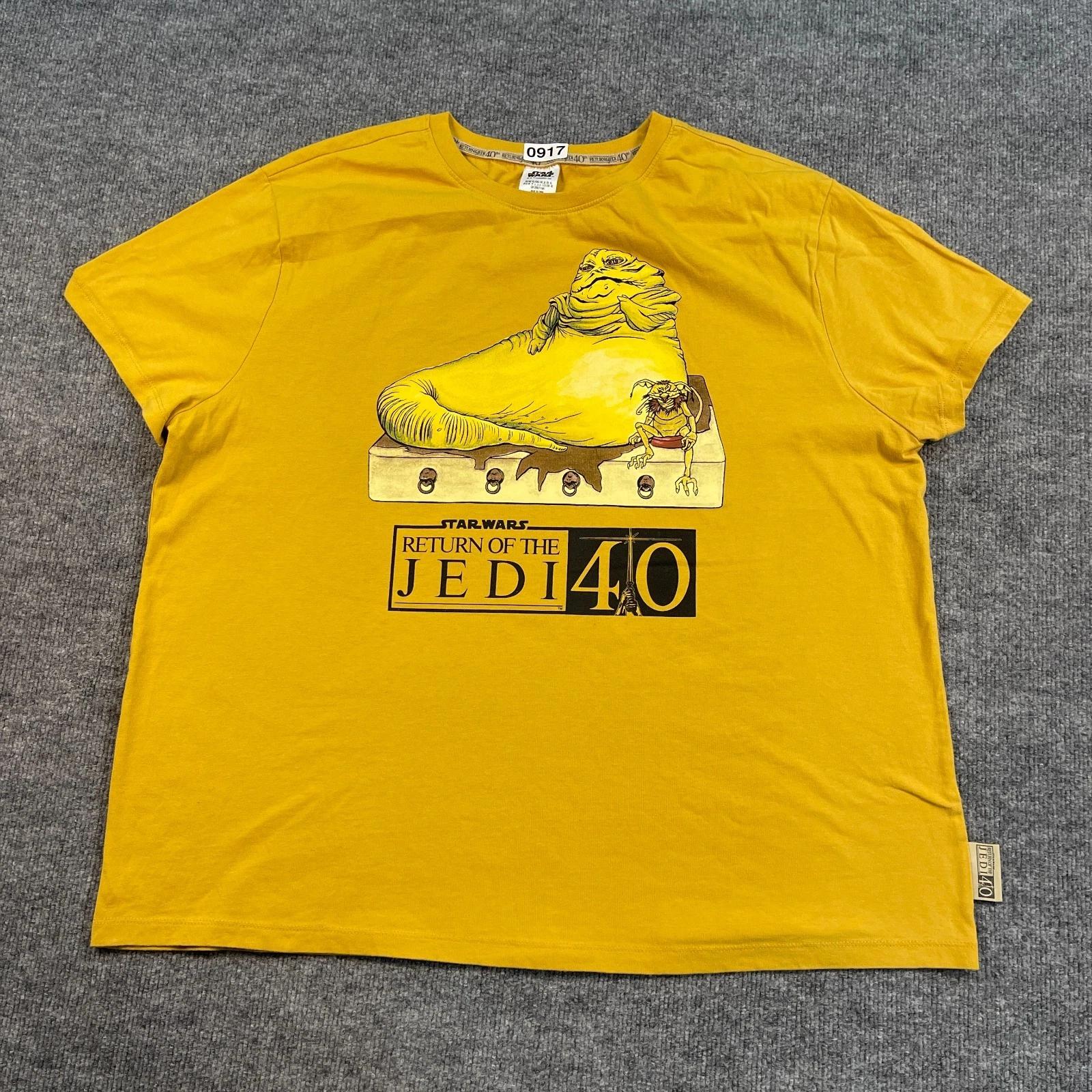 Star-Wars Return of the Jedi 40th-Anniversary Shirt XL 26x27 Jabba the Hutt 2XL