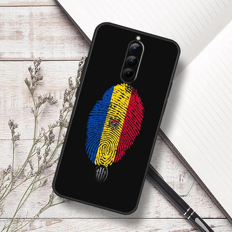Capa Bandeira da Moldávia Para ZTE Nubia Red Magic 10 Pro 10S 9S 8S 8 9 Pro Plus 6 7 6S 7S RedMagic 10 Air Cover