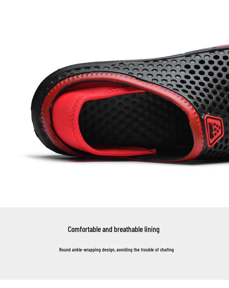 Men's Breathable Outdoor Garden & Beach Shoes - Lightweight, Comfortable, Wear-Resistant