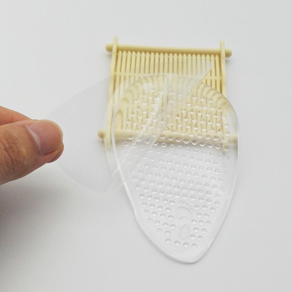 Transparent Silicone Toe Post Flip-Flop Insoles - Anti-slip, Anti-abrasion, Unisex