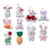 10Pcs Nail Ornaments Removable DIY Metal Eco-friendly Lovely Bunny Decoration Manicure Design for Salon
