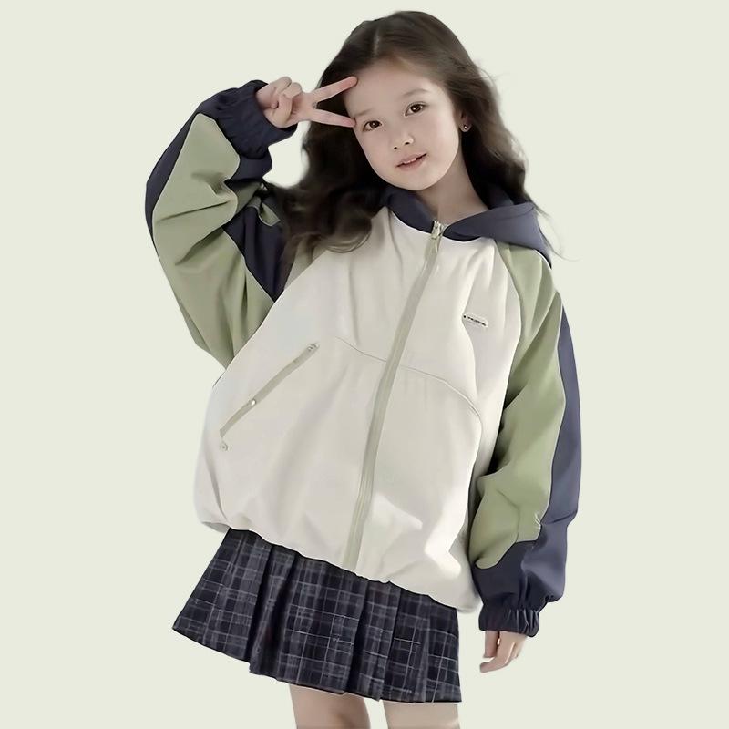 

Тренч для девочек 2025: Стильный осенний ветрозащитный плащ для детей старшего возраста 170 cm