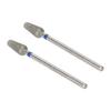 2pcs Nail Art Drill Bits Rough Surfaces Remove Dead Skin Nail Polishing Heads for Nail Grinding Machine Blue