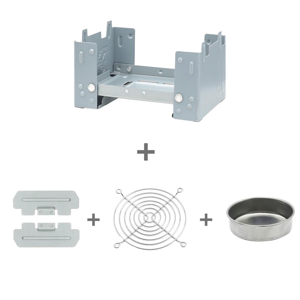 Portable Folding Camping Stove, Solid Alcohol Fuel Stove, Outdoor Travel Cooking Stove