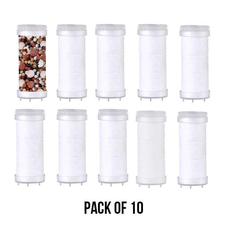 Shower Head Filter,Set of 10 Replacement Filters for Hard Water,Remove Chlorine, Shower Head Cotton Filter,Bathroom Accessories
