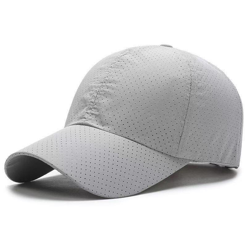 Ultra-thin Quick-drying Breathable Baseball Cap for Men Women Sports Caps Pure Color Sun Hats GZW