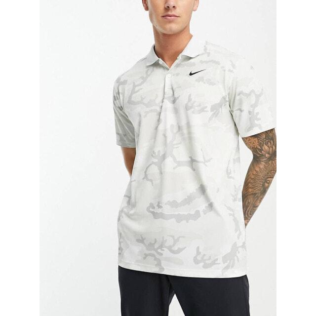 

Серое поло с камуфляжным принтом Nike Golf Victory Dri-Fit