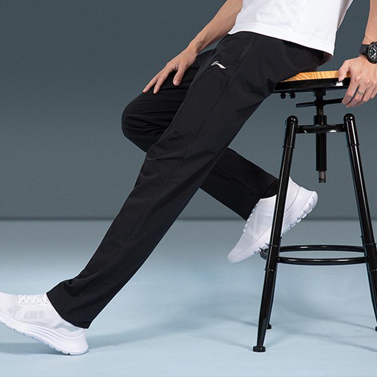 Li Ning Knitted Sweatpants Men's Black AYKR467-1