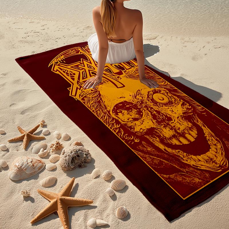 Death Fashion Beach Towel: Ideal for Summer Adventures Soft, absorbent and quick drying suitable for swimming and bathing