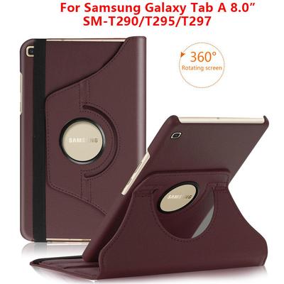 360 obrotowe etui do tabletu Samsung Galaxy Tab A 8.0 SM-T290 Slim PU pokrywa do T290 T295 T297 2019