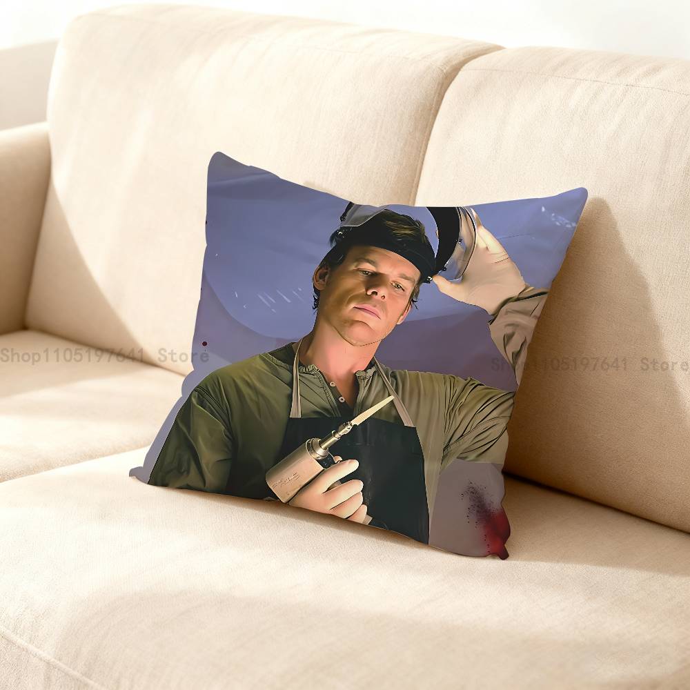 D-Dexter Morgan Kissenbezug Kissenhülle Heimdeko Geburtstagsgeschenk Kissenhülle