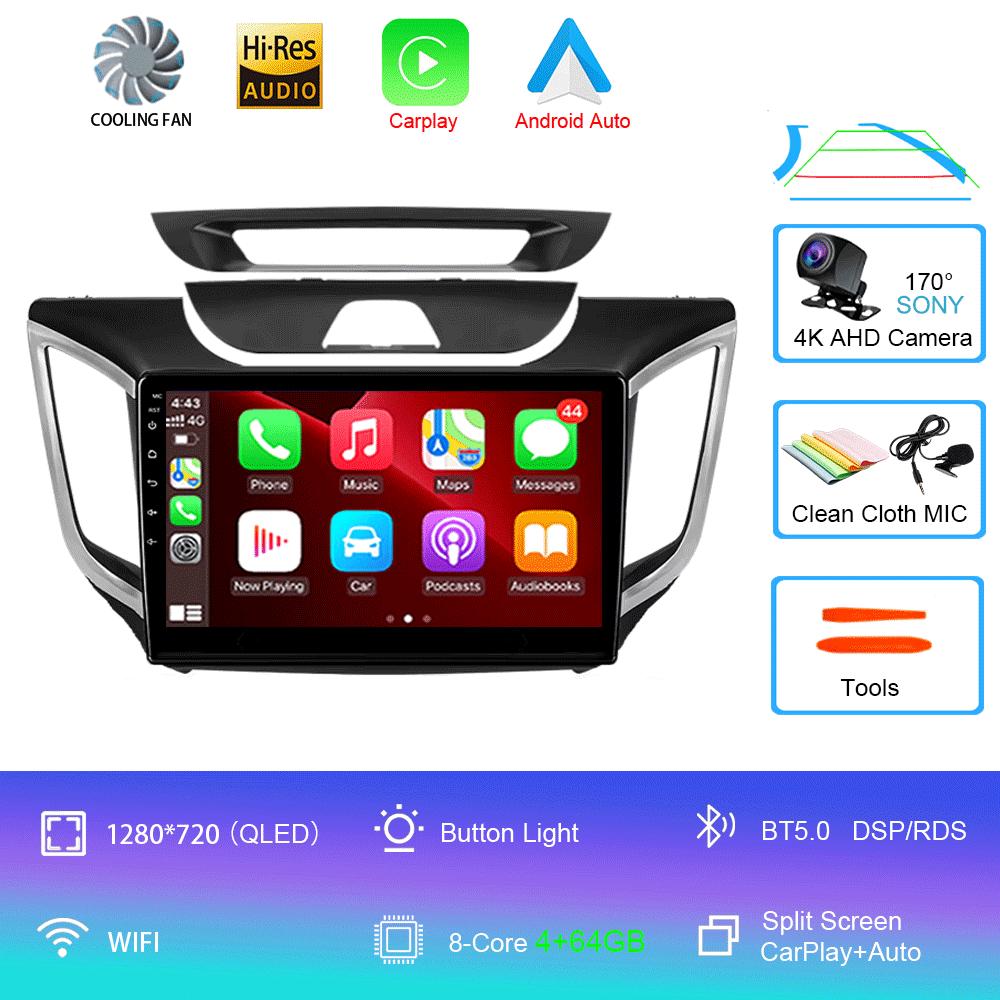 Android 14 Car Radio For Hyundai Creta IX25 2015 - 2019 Multimedia Video Player Navigation Stereo GPS
