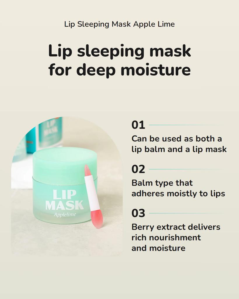 Lip Sleeping Mask Apple Lime
