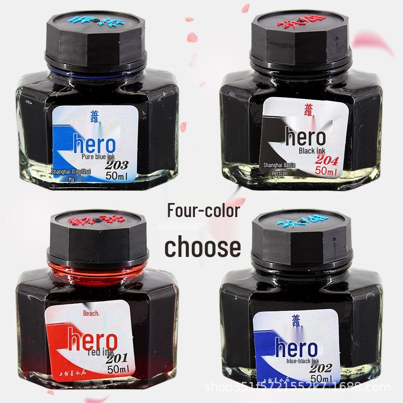 

Героїчні пір яні ручки: Чорний, Синій, Синьо-Чорний, Червоний - Невуглецева Формула для Плавного Письма Без Засмічень Square Bottle Blue-Black 202